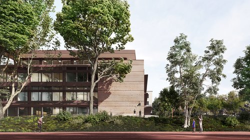 Architecture de CCHE pour le concours de l'Ecole nouvelle de suisse romande Lausanne