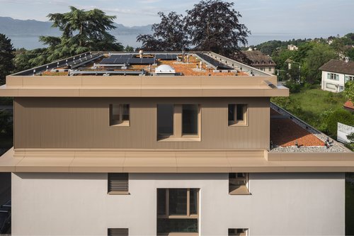Transformation de CCHE pour Boulevard de la Forêt 1 Pully Suisse