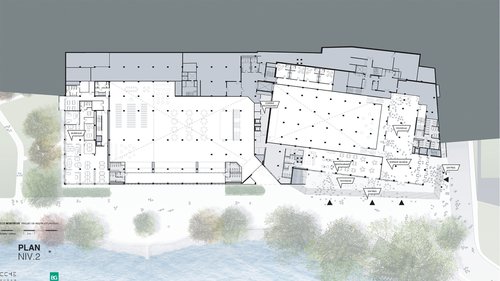 Architecture de CCHE pour le Centre de congrès 2m2c à Montreux Suisse 2