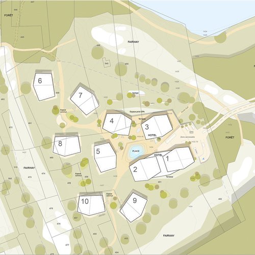 Urbanisme de CCHE pour le Hameau de la Moubra Suisse