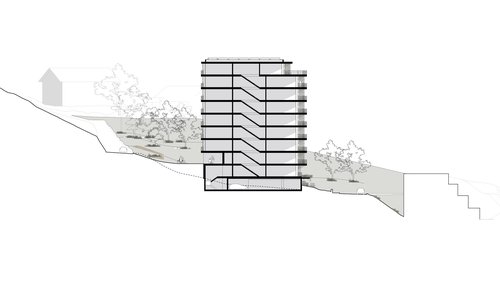 Architecture de CCHE pour Balcons de vignes à Belmont-sur-Lausanne Suisse