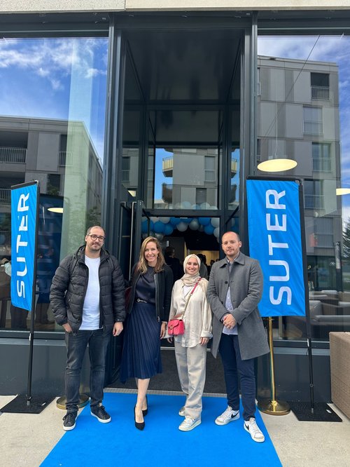 Actualité de CCHE pour l'inauguration du showroom Suter Inox à Crissier Suisse