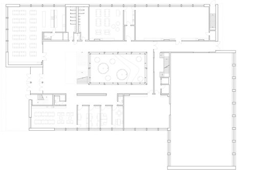 Architecture de CCHE pour l'école de Pont-Rouge à Lancy Genève Suisse