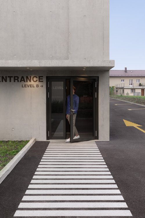 Design de CCHE pour parking Musée Atelier Audemars Piguet