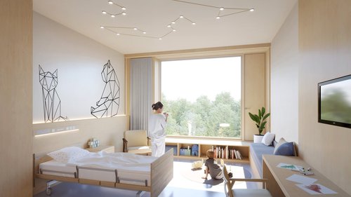 Concours d'architecture de CCHE pour l'Hôpital des enfants