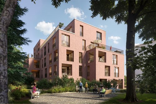 Architecture de CCHE pour les jardin de Prilly à Lausanne