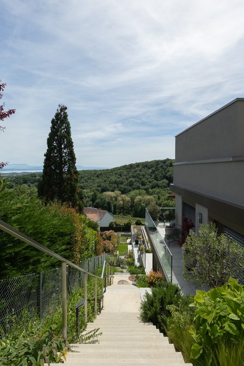 Architecture de CCHE pour les terrasses du Bois de Chênes Suisse
