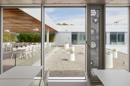 Architecture de CCHE du bâtiment administratif de la Loterie Suisse Romande Suisse