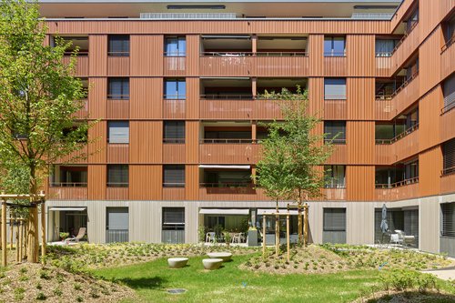 Architecture de CCHE pour le Quartier de la Suettaz à Nyon Suisse