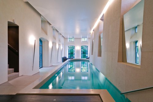 Architecure d'intérieur de CCHE pour la Piscine de l'Orangerie Suisse