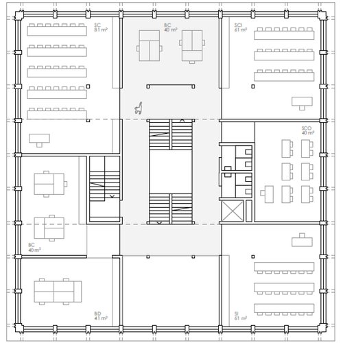 Architecture de CCHE pour le Concours extension de l'école de Lullier Nyon Suisse