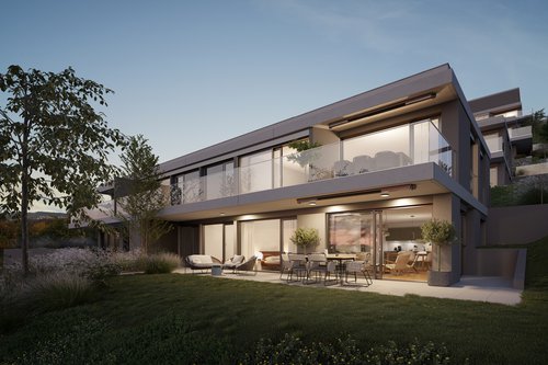 Architecture de CCHE pour les terrasses du Bois de Chênes Suisse