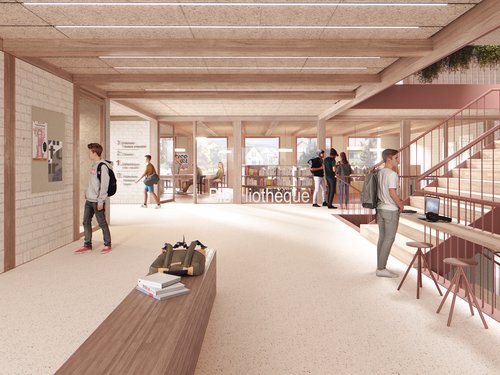 Concours d'architecture de CCHE pour le Collège de la Combe à Lutry Suisse