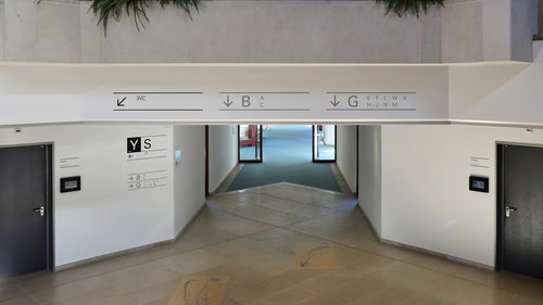 Signalétique de CCHE pour Nestlé Research Center