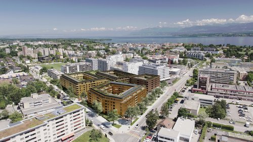 Situation future du quartier de la Suettaz