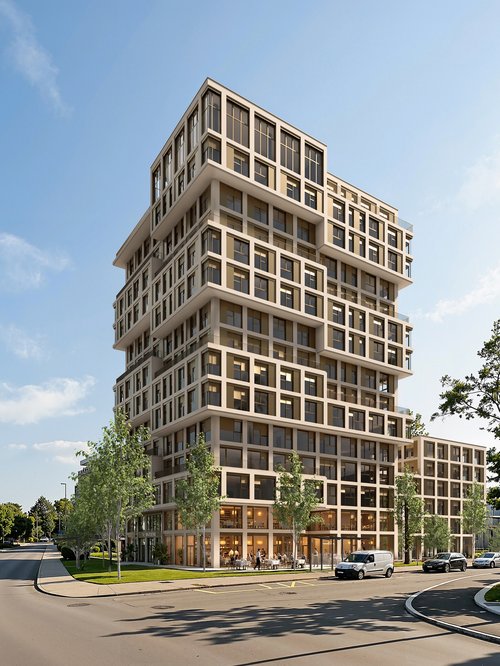 Actualité de CCHE pour Ikon le nouveau repère urbain de Dietlikon