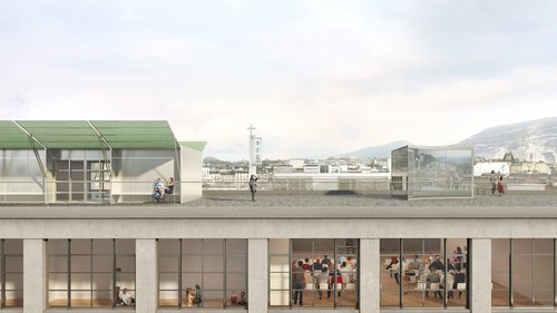 © Kuehn Malvezzi Réalisation de CCHE pour le Bâtiment d'art contemporain à Genève Suisse