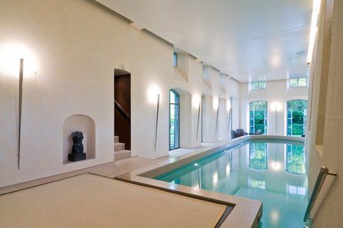 Architecure d'intérieur de CCHE pour la Piscine de l'Orangerie Suisse