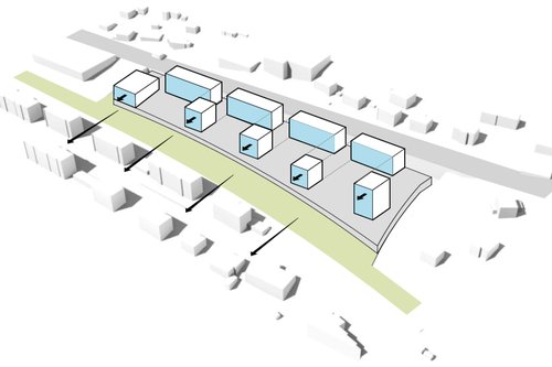 Urbanisme de CCHE pour le concours de Bella Vista Suisse