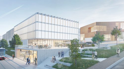 Architecture de CCHE pour Polyprime à Villars-Sainte-Croix Suisse