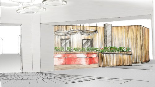 Transformation de CCHE pour le Centre commercial des Eaux-Vives Genèves Suisse