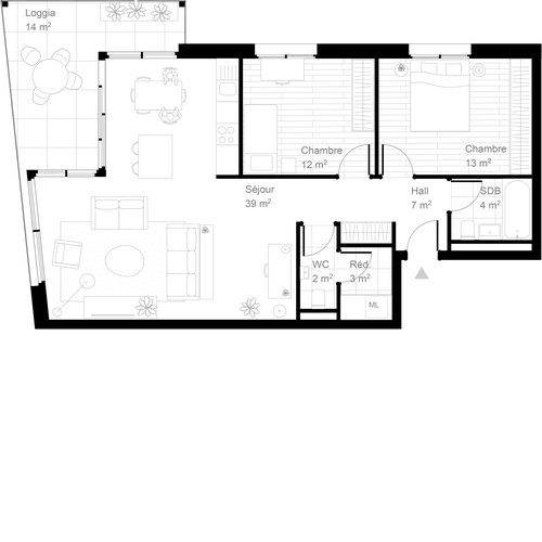 Architecture de CCHE pour Common Ground Moudon Suisse