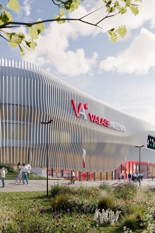 Architecture de CCHE pour Sierre Arena Suisse