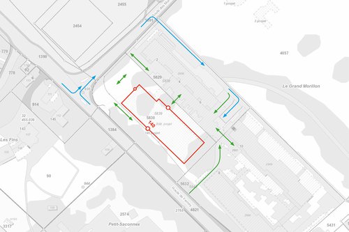 Signalétique de CCHE pour le siège de l'organisation internationale Médecins Sans Frontières MSF à Genève Suisse