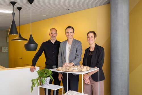 Portrait de CCHE May Nack, Stéphanie Suard Dancet et Timoté Mopty Architectes associés Nyon