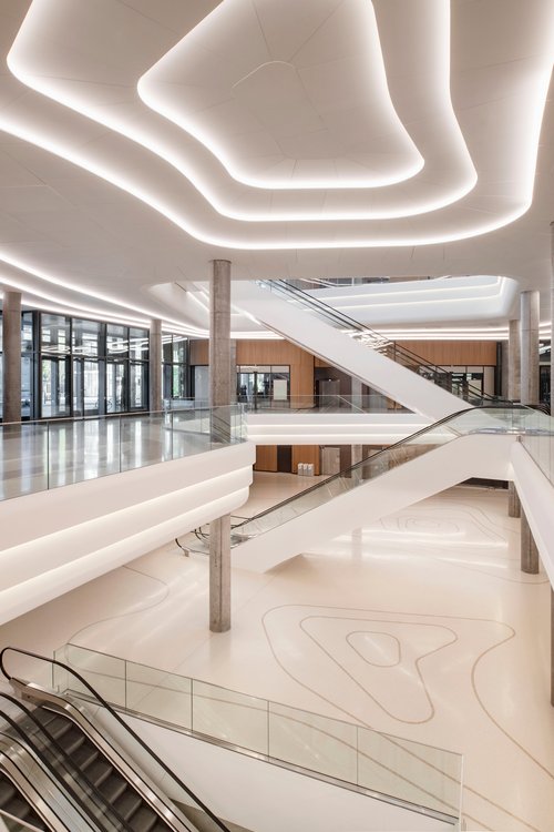 © Vincent Jendly Architecture de CCHE pour Les Atmosphères du Quartier de l'étang à Vernier Genève Suisse