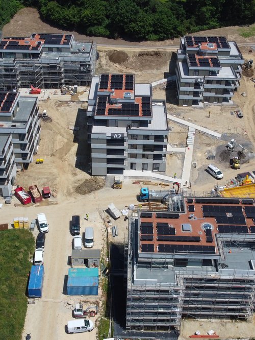 Actualité de CCHE pour le bouquet de chantier du quartier Ley Outre à Crissier Suisse