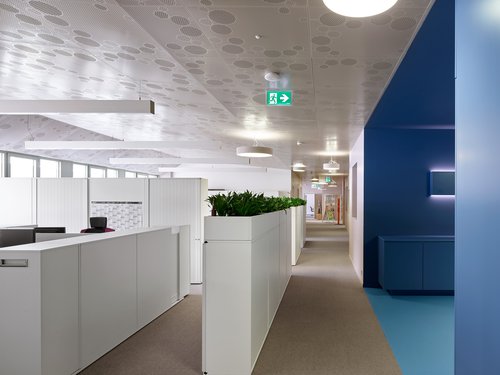 Architecture de CCHE du bâtiment administratif de la Loterie Suisse Romande Suisse