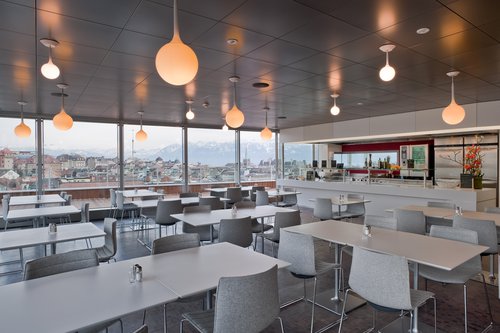 Architecture d'intérieur de CCHE des locaux administratifs de Nestlé Purina Suisse