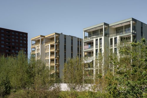 Urbanisme et Architecture de CCHE pour le quartier Ancienne Papeterie à Marly Suisse