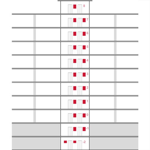 Signalétique de CCHE pour le siège de l'organisation internationale Médecins Sans Frontières MSF à Genève Suisse