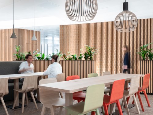 Architecture d'intérieur de CCHE pour Firmenich Suisse
