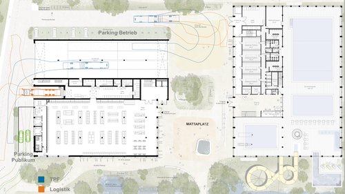 Architecture de CCHE pour Piscine en Singine Suisse