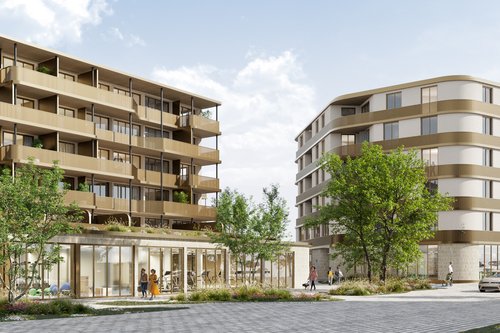 Concours d'architecture de CCHE pour les Tuileries 1 à Epalinges Suisse