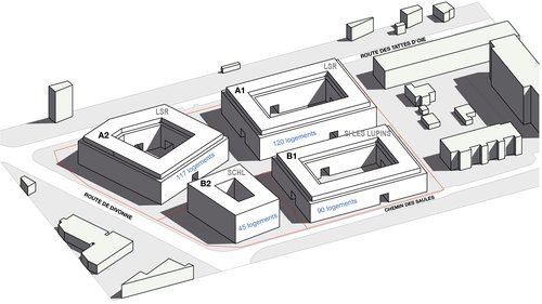 Actualité de CCHE pour le suivi de chantier du Quartier de la Suettaz à Nyon Suisse