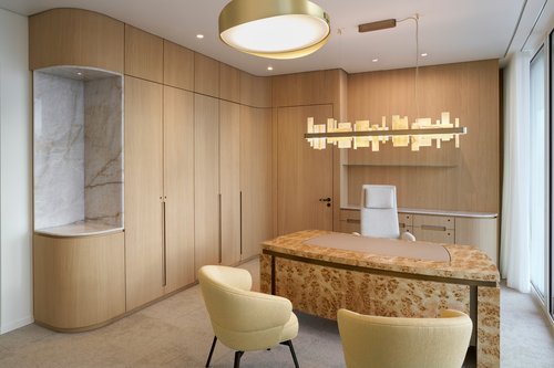 Aménagement d’intérieur par CCHE pour un family office suisse