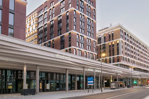 Architecture de CCHE pour Les Atmosphères du Quartier de l'étang à Vernier Genève Suisse