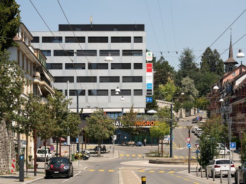 © Thomas Jantscher Architecture de CCHE pour la Migros de Chailly Suisse