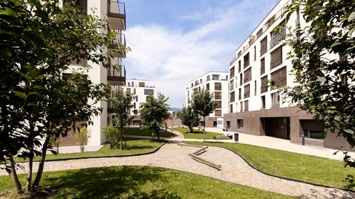 Architecture de CCHE du bâtiment de logements La Toula Suisse