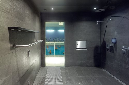 © Thomas Janstcher Architecture d'intérieur pour le Migros FitnessParc de Malley Suisse