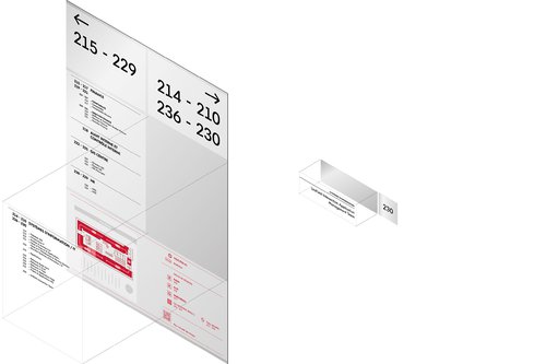 Signalétique de CCHE pour le siège de l'organisation internationale Médecins Sans Frontières MSF à Genève Suisse