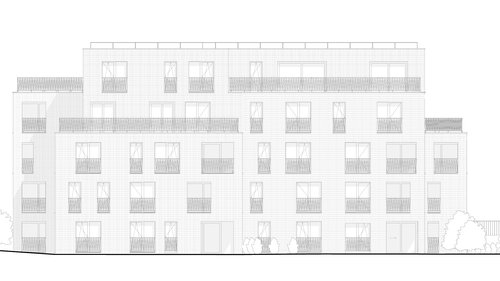 Architecture de CCHE pour les jardin de Prilly à Lausanne