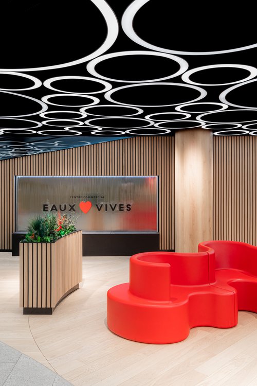 Transformation de CCHE pour le Centre commercial des Eaux-Vives Genève Suisse