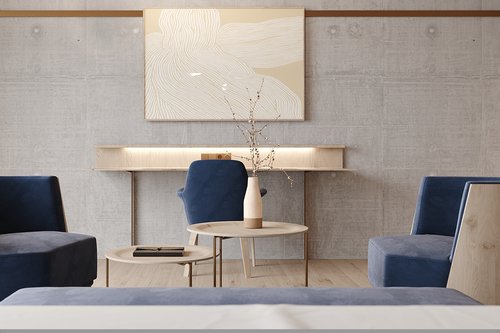 Projet intérieur de CCHE pour l'Hôtel des Horlogers Audemars Piguet en Suisse