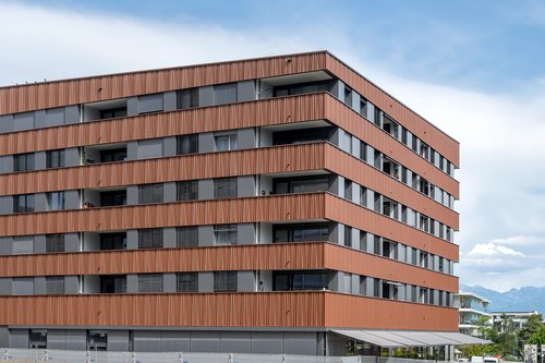 Architecture de CCHE pour le Quartier de la Suettaz à Nyon Suisse