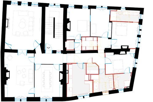 Rénovation de CCHE pour un appartement en vieille ville de Genève